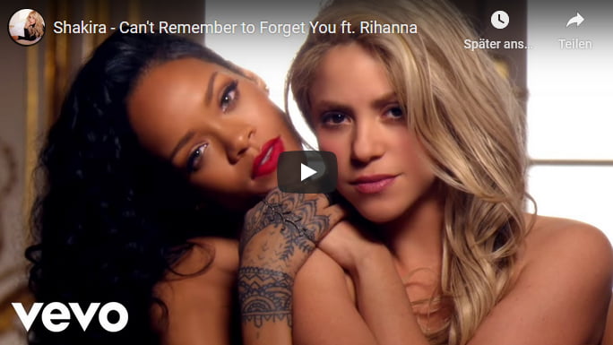 Shakira - Can't Remember to Forget You